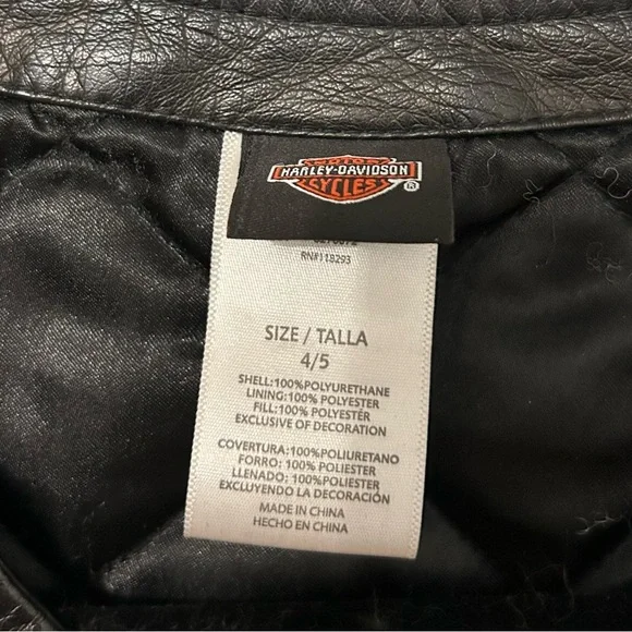 Harley-Davidson Black Kids Vest